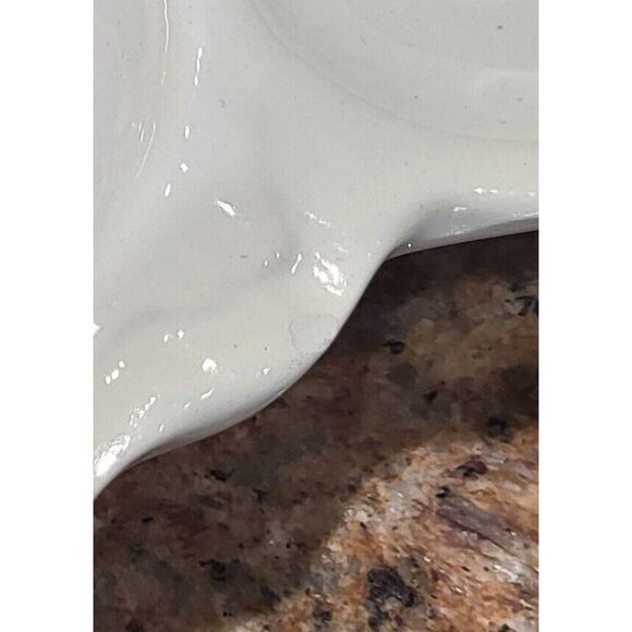 Floral Divided Tray with Deviled Egg Made in Italy - Picture 13 of 13